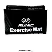 Colchoneta de ejercicios RUNIC de 2.5cm de grosor. En PVC acolchado con superficie antibacterial. Ideal para yoga en Costa Rica.