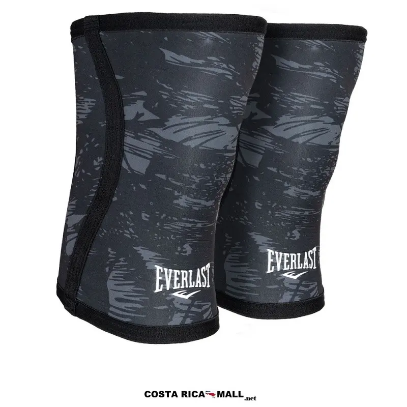 Rodillera de Fitness EVERLAST de 5mm para soporte y estabilidad muscular.