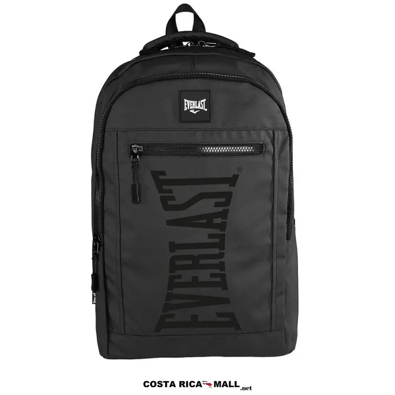 Backpack REPUBLIC EVERLAST de 18L con diseño ergonómico y compartimentos múltiples. Color negro.