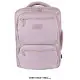 Backpack JOURNEY EVERLAST con correas acolchadas y diseño transpirable de alta resistencia. Color Rosado