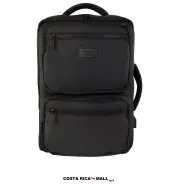 Backpack JOURNEY EVERLAST con correas acolchadas y diseño transpirable de alta resistencia. Color Negro