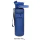 Botella TRITAN II 1000 ML EVERLAST con tapa de botón y asa de transporte en color azul.