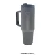 Botella TUMBLER MASTER II 1200 ml EVERLAST acero inoxidable, tapa multifuncional y accesorios de limpieza. Color gris oscuro