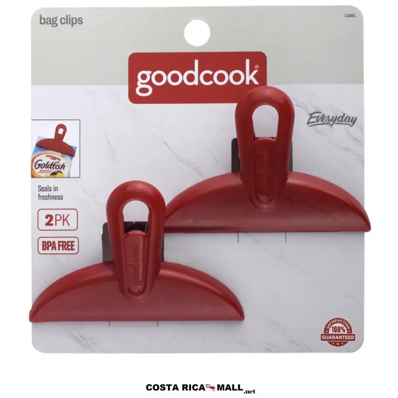 Set 2 prensas para sellar bolsas GOODCOOK diseñadas para maximizar la frescura.