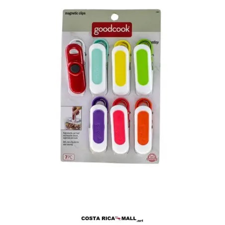 Set 7 prensas para sellar bolsas GOODCOOK con sistema magnético para mayor frescura.