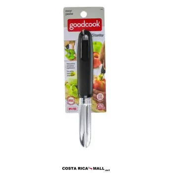 Sacabocados pelador de verduras GOODCOOK con hoja de acero inoxidable para mayor agilidad.