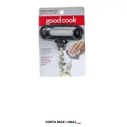 Sacacorchos metálico con puño plástico GOODCOOK con diseño retráctil para mayor agilidad.