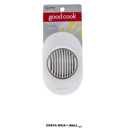 Rebanadora de huevos GOODCOOK con hilos de acero inoxidable para una agilidad total.