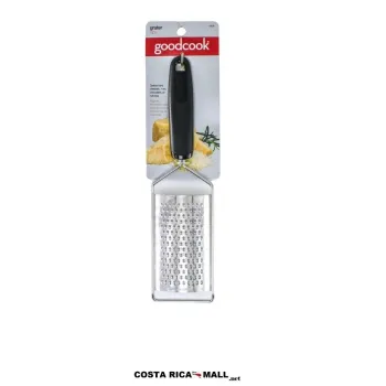 Rallador plano para quesos GOODCOOK de acero inoxidable para mayor agilidad.