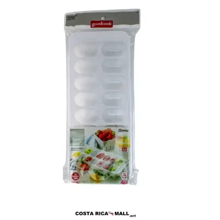 Bandeja plástica para 16 cubitos de hielo GOODCOOK diseñada para una agilidad total.