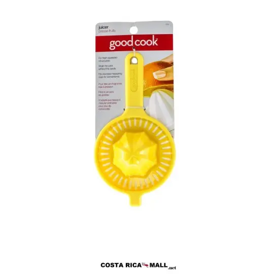 Exprimidor plástico de jugos manual GOODCOOK diseñado para una agilidad total.