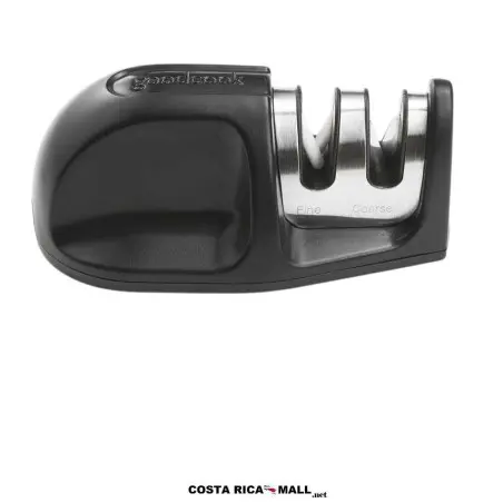 Afilador de cuchillos plástico GOODCOOK con sistema de doble etapa para mayor agilidad.