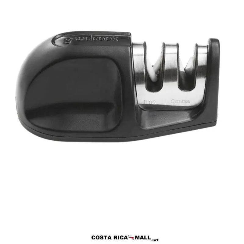 Afilador de cuchillos plástico GOODCOOK con sistema de doble etapa para mayor agilidad.