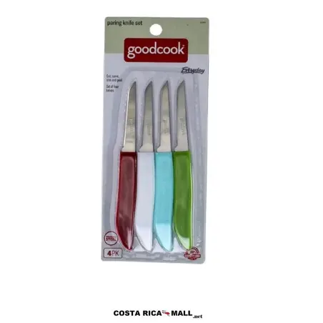 Set 4 cuchillos pequeños GOODCOOK diseñados para una destreza superior.