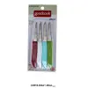 Set 4 cuchillos pequeños GOODCOOK diseñados para una destreza superior.