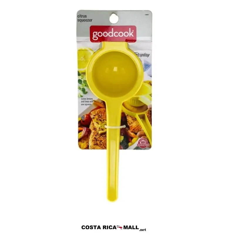 Exprimidor de limones GOODCOOK metálico para mayor eficacia.