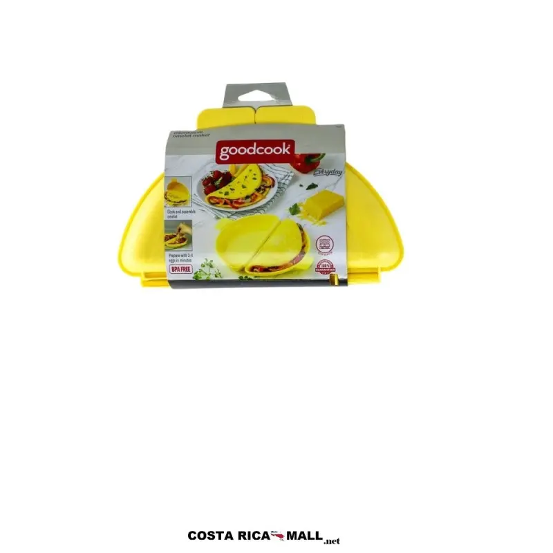 Recipiente plástico para omelette en microondas GOODCOOK para una mayor fluidez.