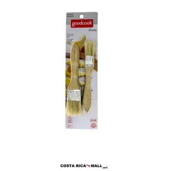 Set 2 brochas para postres GOODCOOK para una mayor delicadeza.