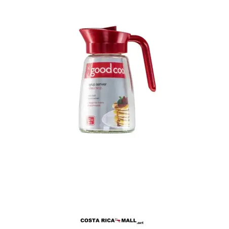 Servidor de vidrio para sirope GOODCOOK diseñado para una mayor fluidez.