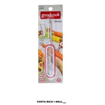 Pelador de verduras metálico GOODCOOK para una mayor destreza.