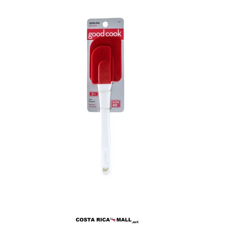 Set 2 espátulas de silicón GOODCOOK para una mayor fluidez.