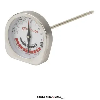 Termómetro metálico para carne GOODCOOK para una mayor exactitud.