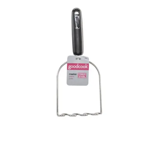 Majador de Acero inoxidable GOODCOOK para una mayor agilidad.