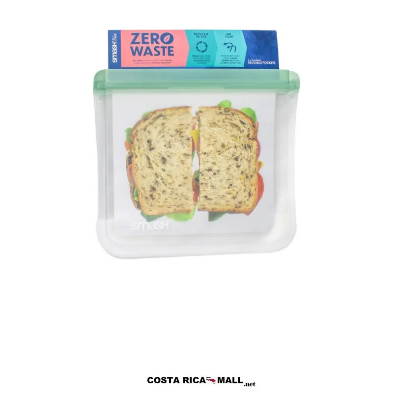 Set 2 Bolsas Reutilizables para Sándwich SMASH para una mayor destreza.