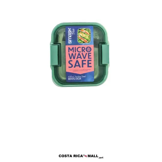 Recipiente Cuadrado de Acero Inoxidable SMASH para una mayor agilidad.