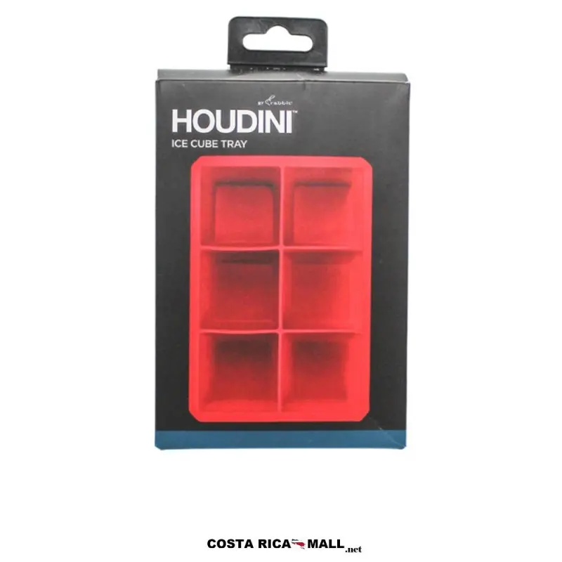 Molde de Silicón para 6 Cubos de Hielo HOUDINI para una mayor agilidad.