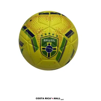 Balón de Fútbol #5 RUNIC edición BRASIL para una mayor agilidad. Vista Escudo