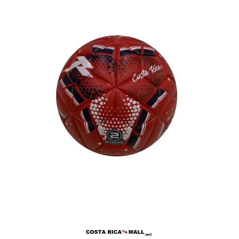 Balón de Fútbol #2 RUNIC edición MUNDIAL para una mayor agilidad. Costa Rica. Color Rojo