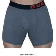 Bóxer GRAVITY MODAL EVERLAST resaltando su textura suave y ajuste ergonómico para mayor rendimiento. Color gris