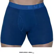 Bóxer GRAVITY MODAL EVERLAST resaltando su textura suave y ajuste ergonómico para mayor rendimiento. Color azul