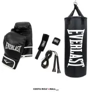 Juego de Boxeo Completo EVERLAST con saco de 60 lb para mayor rendimiento.