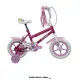 Bicicleta Infantil KAWAII #12 SUPERPRO resaltando su diseño fucsia/rosado para mayor rendimiento. Color Fucsia-Rosado