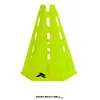 Cono hexagonal 30cm RUNIC resaltando su color neón para mayor rendimiento. Color verde neon
