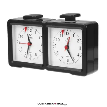 Reloj manual para ajedrez resaltando sus esferas analógicas para mayor rendimiento.