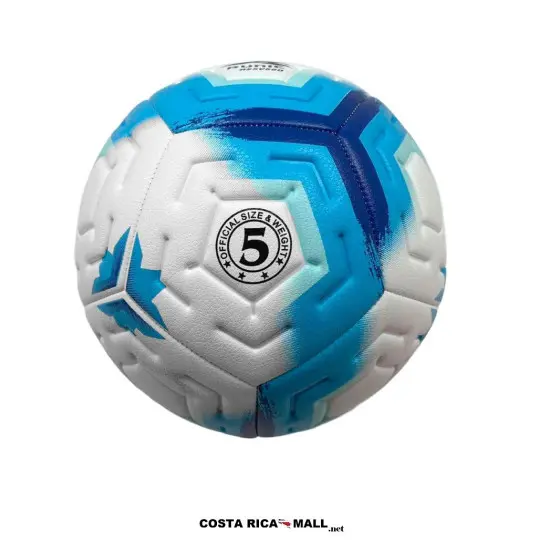 balón de fútbol #5 RS5V660 RUNIC resaltando su superficie texturizada para mayor rendimiento. Vista atrás