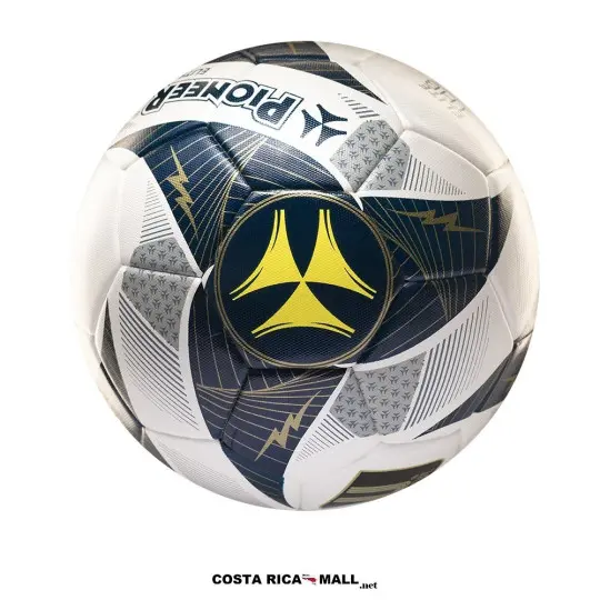 Balón de Fútbol #5 ELITE PIONEER. Color Negro blanco. Código 309-8933-BK. Vista Atrás