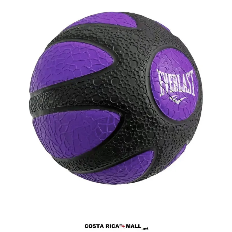 Bola Medicinal de Rebote EVERLAST en color morado para entrenamiento funcional en Costa Rica.
