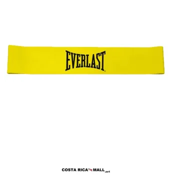Banda para Piernas Silicón EVERLAST en color amarillo de 25lbs de resistencia en Costa Rica.