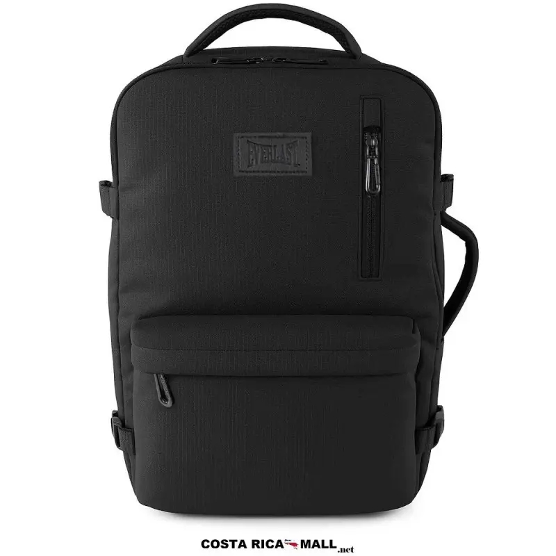 Salveque Graduate EVERLAST disponible en negro con diseño ergonómico y apertura total para viajes y deporte en Costa Rica.