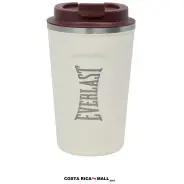 Botella Mug Insulado Coffee EVERLAST de 380ml en color beige para conservación térmica de bebidas en Costa Rica.