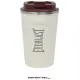 Botella Mug Insulado Coffee EVERLAST de 380ml en color beige para conservación térmica de bebidas en Costa Rica.