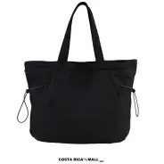 Bolso de Dama Emma EVERLAST en color negro con diseño plegable para entrenamiento y uso diario en Costa Rica. Vista Atrás