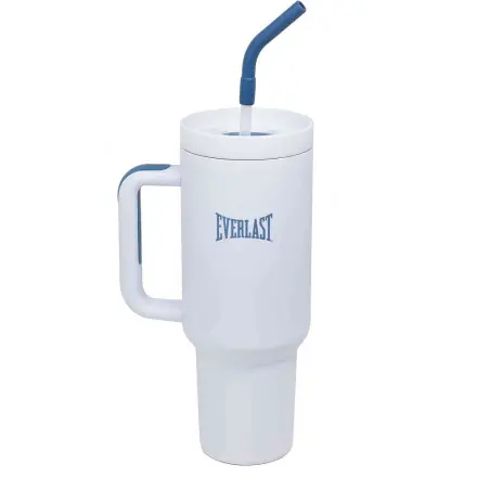 Botella deportiva EVERLAST CORE 1200ml de acero inoxidable sin BPA en Costa Rica. Color blanco