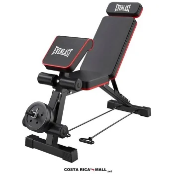 Banco Multifuncional Ajustable EVDS5W300 EVERLAST resistente y compacto.
