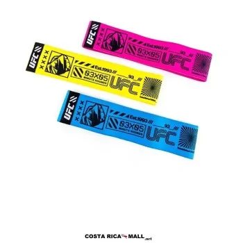 Mini bandas de resistencia UFC ideales para glúteos y piernas. Código UHA-75779. Set de 3 mini bandas