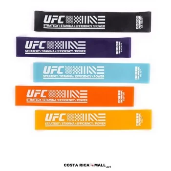 Mini bandas de resistencia UFC con 5 niveles para fuerza y movilidad. Código UHA-75780